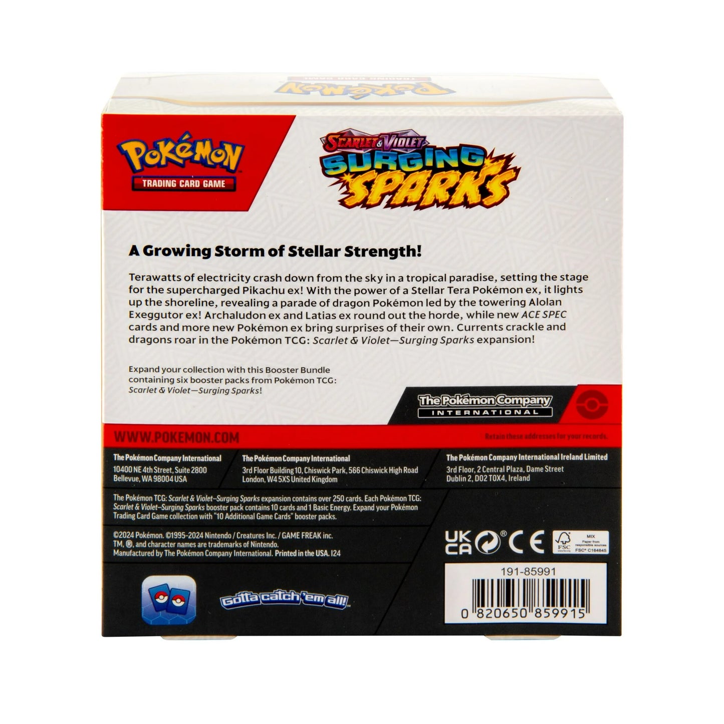 Pokémon - TCG: Surging Sparks Booster Bundle