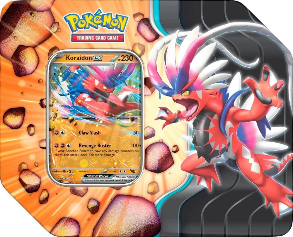 Pokémon TCG: Slashing Legends Tin — Koraidon ex