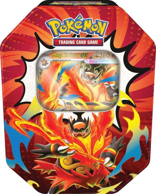 Pokémon TCG: Mega Emboar ex Tin