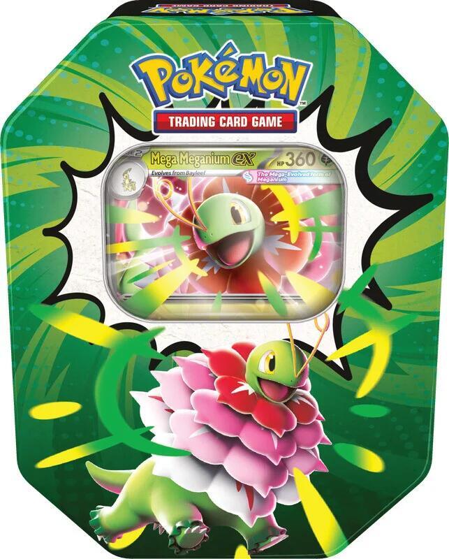 Pokémon TCG: Mega Meganium ex Tin