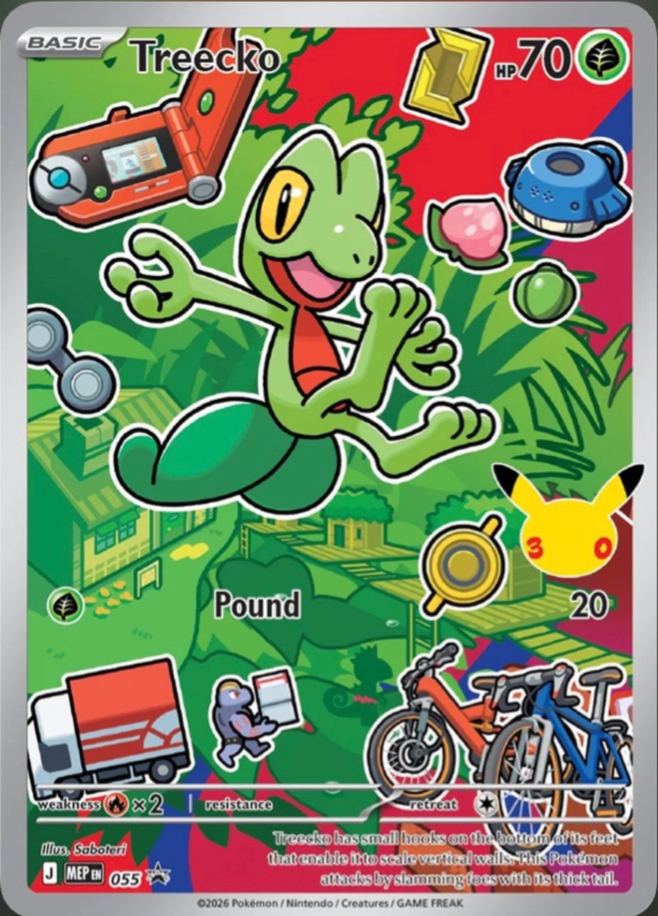 Pokémon Singles - Treecko - MEP 55