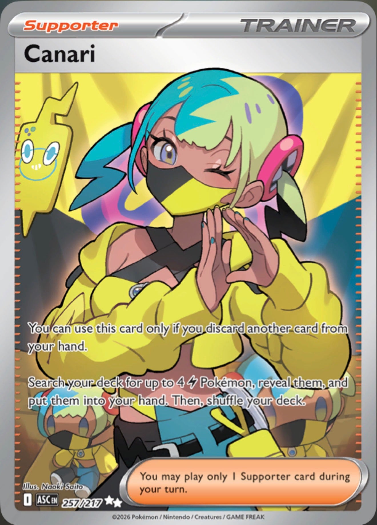 Pokémon Singles - Canari - ASC 257/217