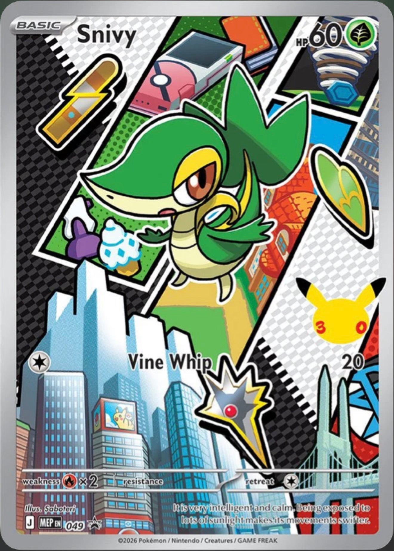 Pokémon Singles - Snivy - MEP 49