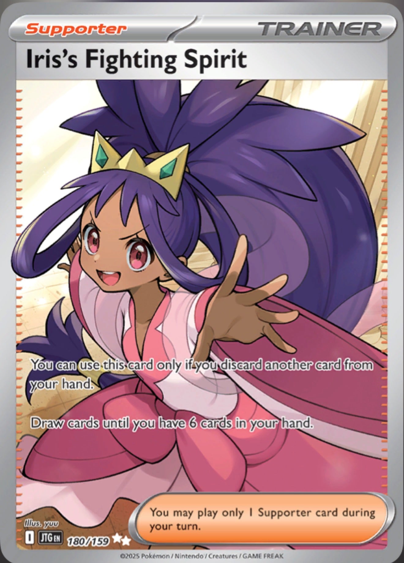 Pokémon Singles - Iris’s Fighting Spirit - JTG 180/159