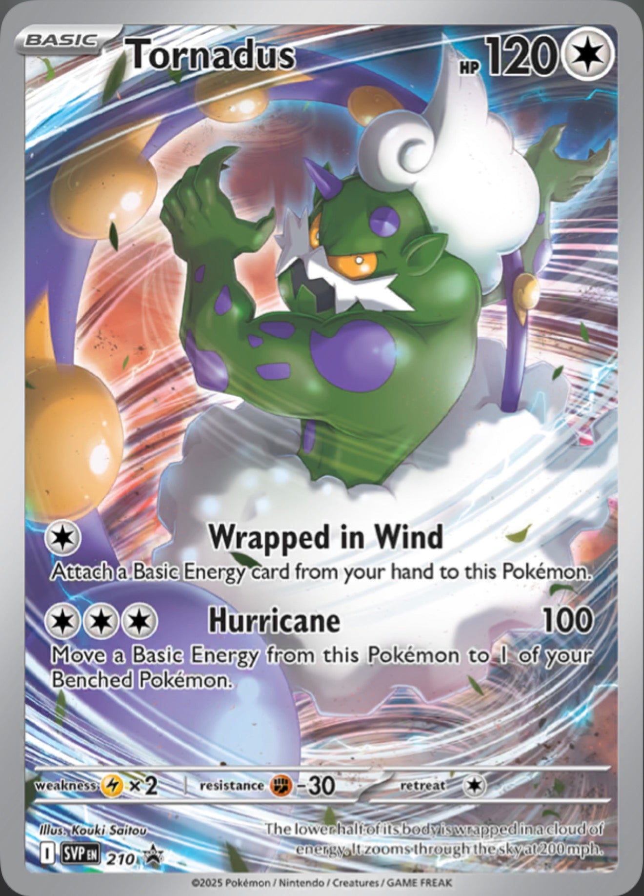 Pokémon Singles - Tornadus - SVP 210