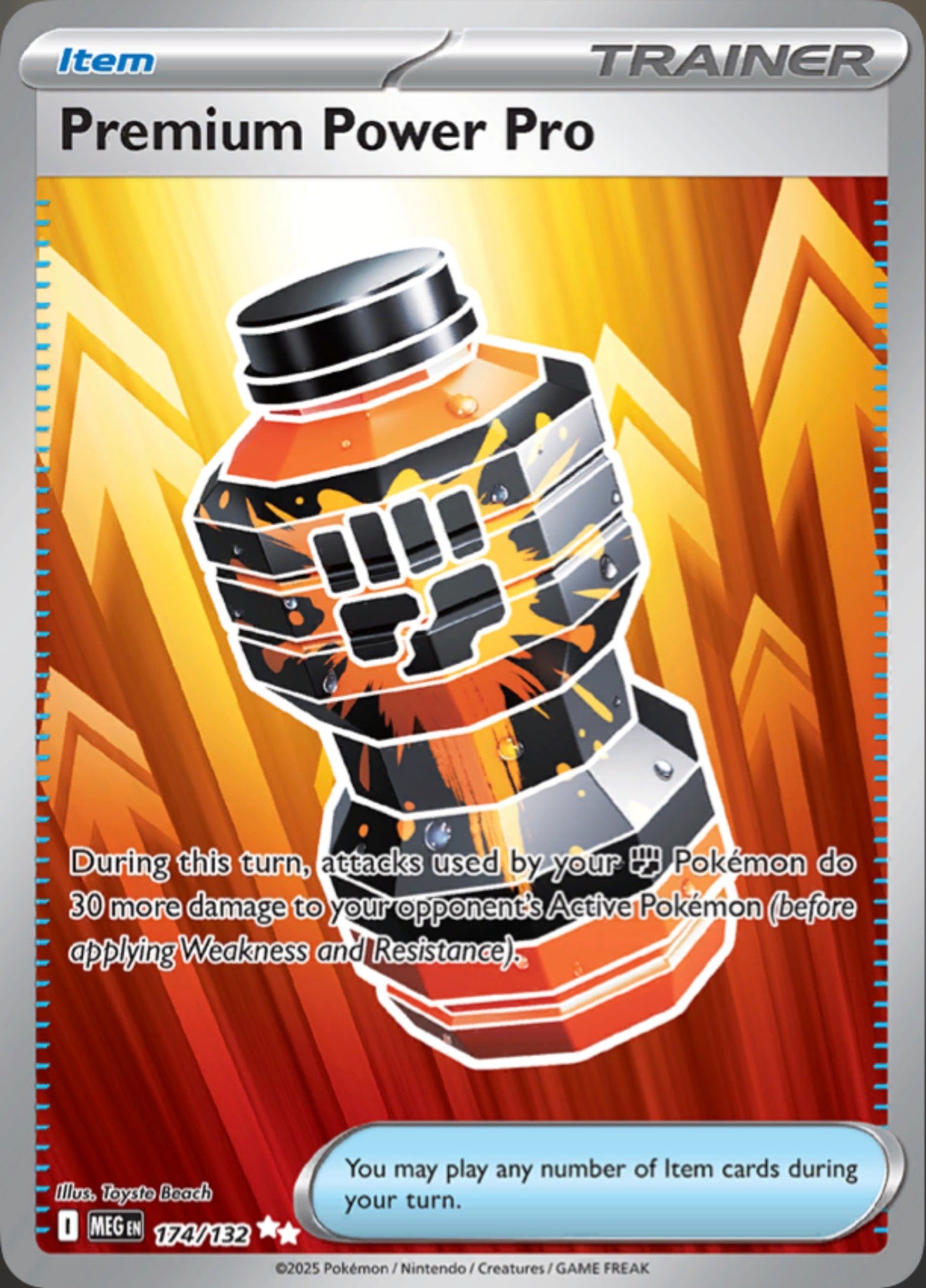 Pokémon Singles - Premium Power Pro - MEG 174/132