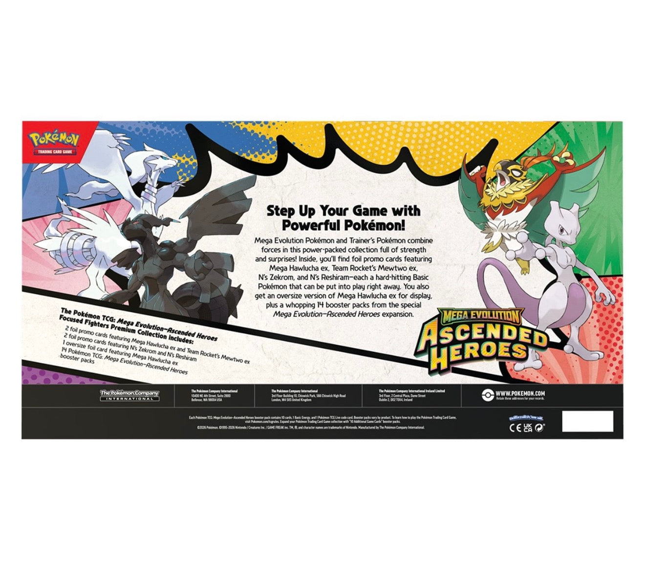 Pokémon TCG: Ascended Heroes Focused Fighters Premium Collection (14 packs)
