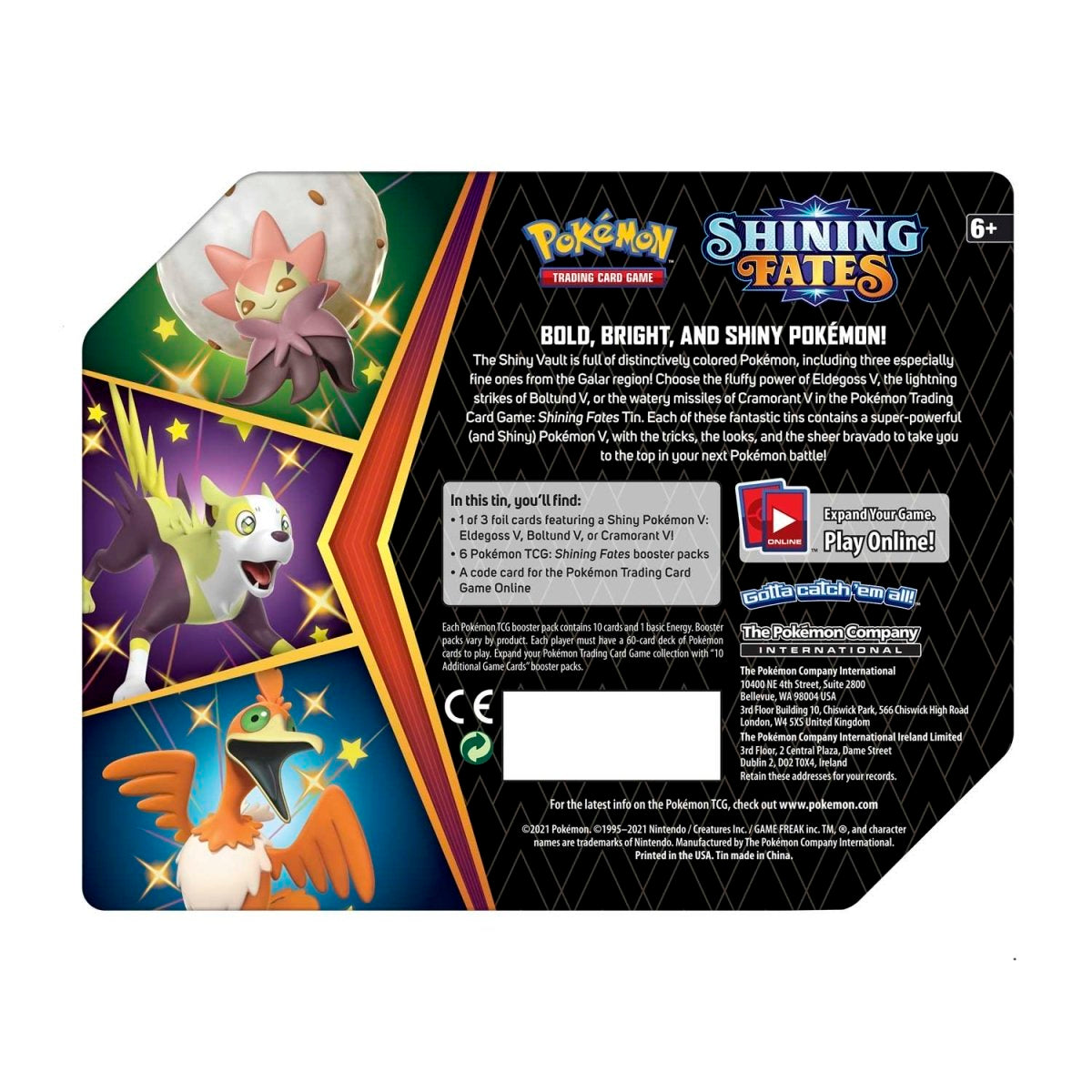 Pokémon TCG: Shining Fates Tin (Eldegoss V)