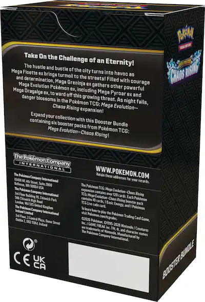 Pokémon TCG: Chaos Rising Booster Bundle (6 Packs)
