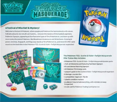 Pokémon - Trading Card Game: Twilight Masquerade Elite Trainer Box
