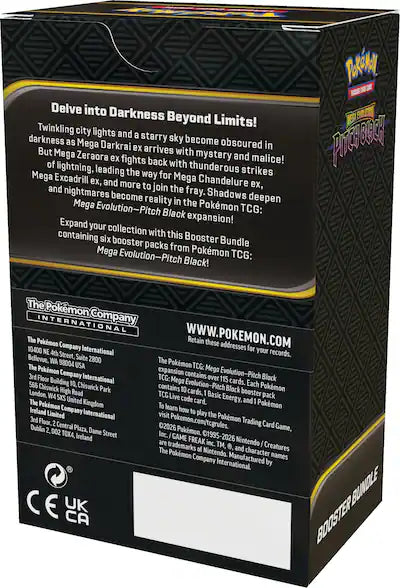 Pokémon TCG: Pitch Black Booster Bundle (6 Packs)
