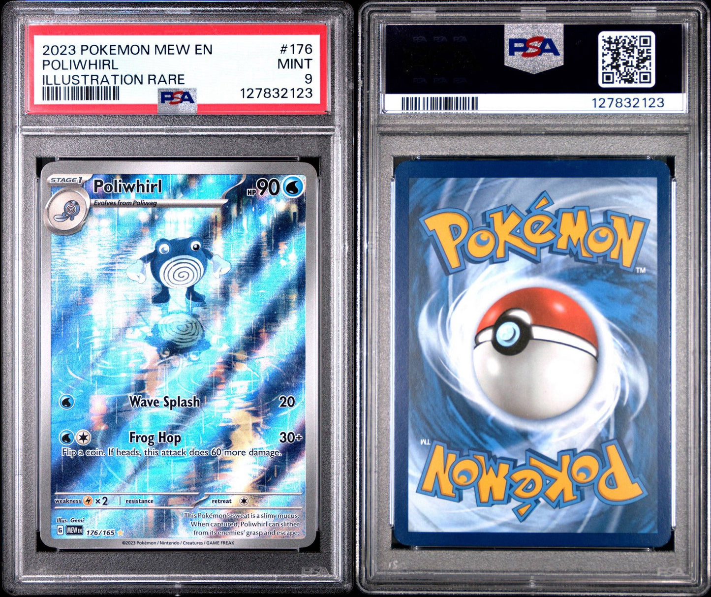 Poliwhirl - 176 | 2023 Pokémon 151 - PSA 9