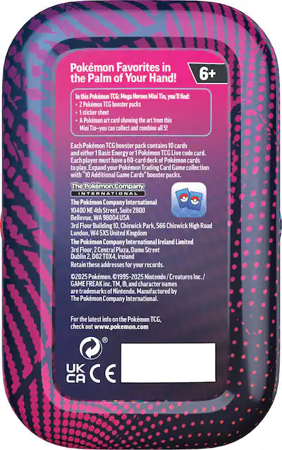Pokémon TCG: Mega Heroes Mini Tin (Mega Gardevoir)