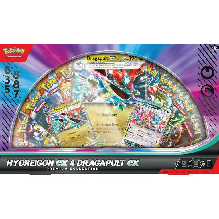 Pokemon TCG: Hydreigon ex & Dragapult ex Premium Collection