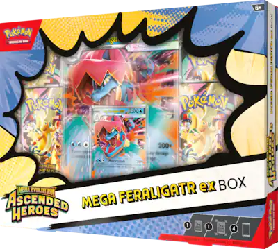 Pokémon TCG: Mega Evolution Ascended Heroes Feraligatr ex Box