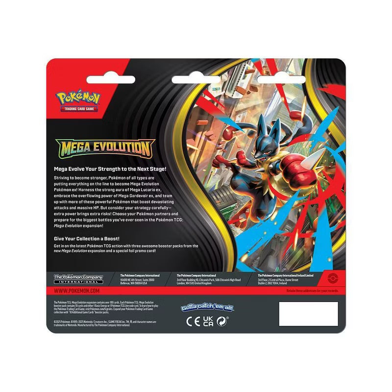 Pokémon TCG: Mega Evolution Three-Booster Blister- Golduck