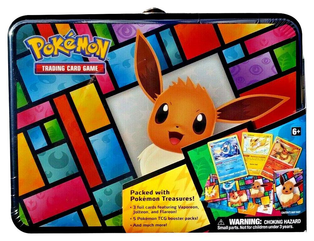 Pokémon TCG: Eevee Pokémon Treasure Chest Tin