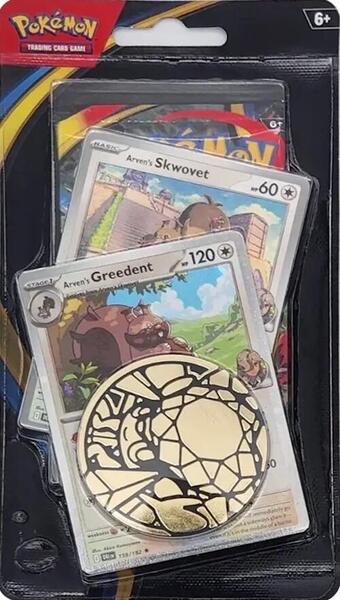 Mega Evolution Phantasmal Flames Premium Checklane Blister (Arven's Greedent)