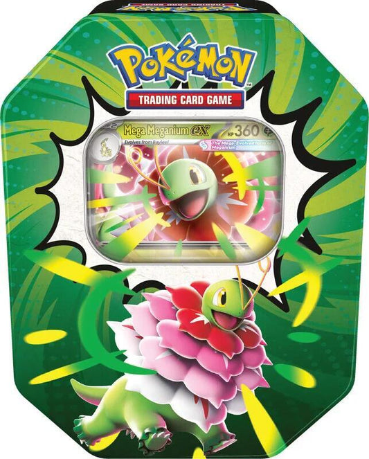 Pokémon TCG: Mega Meganium ex Tin