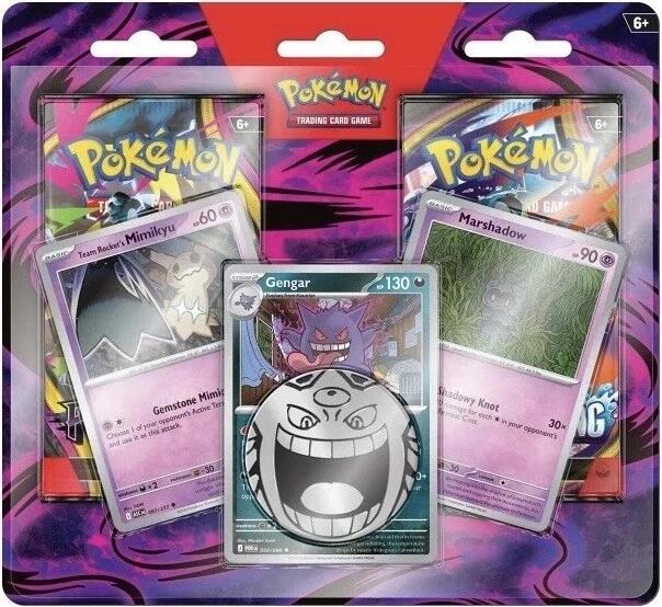 Pokémon TCG: Enhanced 2-Pack Blister Pack [Gengar, Marshadow & Team Rocket's Mimikyu]