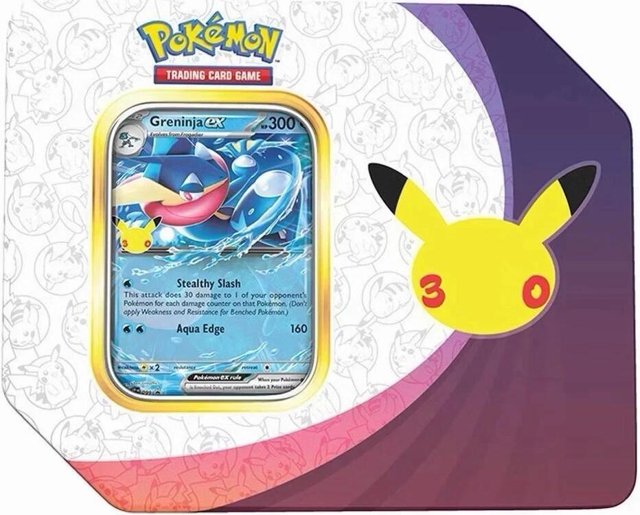 Pokémon TCG: 30th Celebration Greninja ex Tin