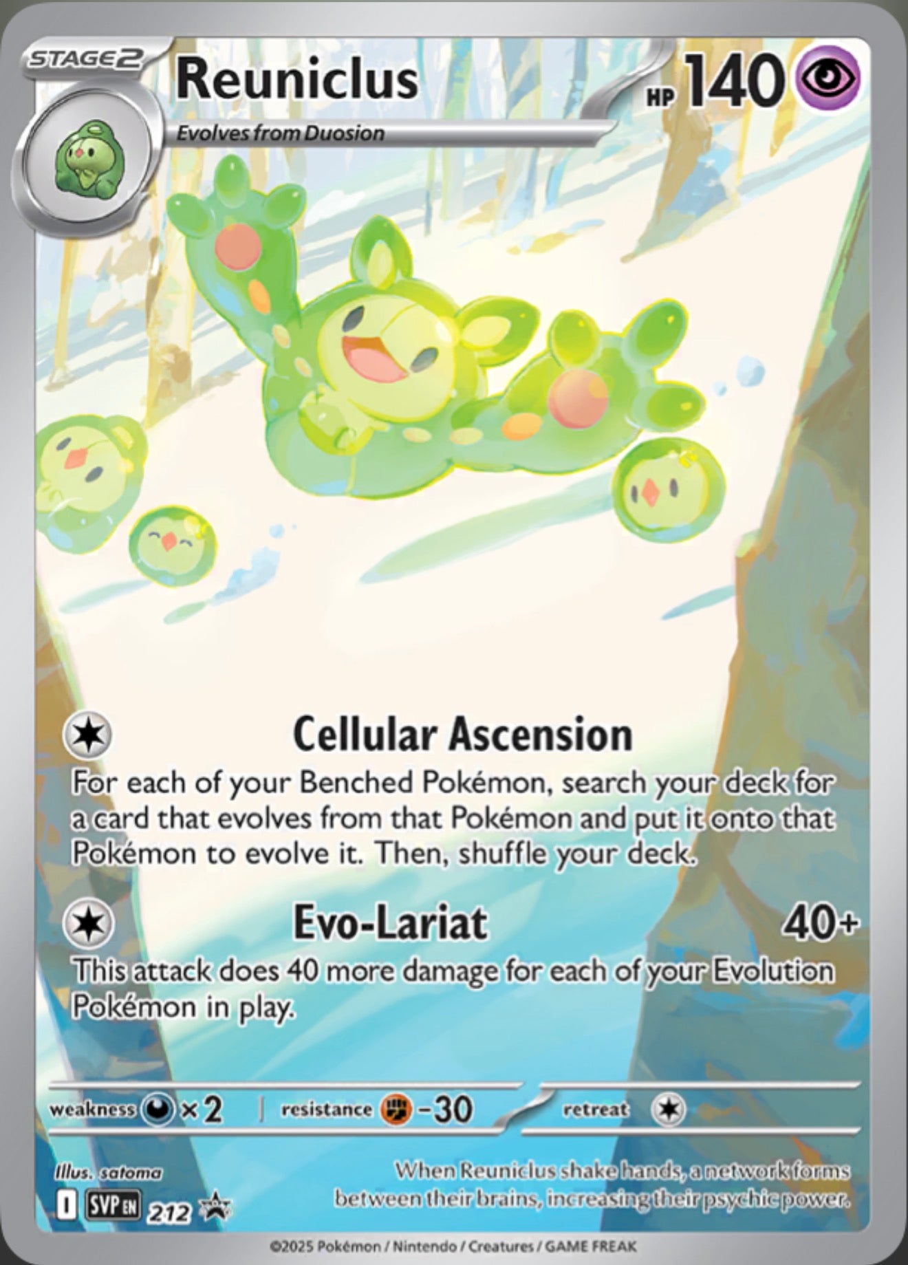 Pokémon Singles - Reuniclus - SVP 212