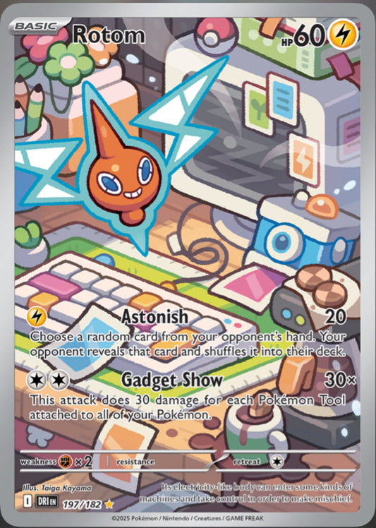 Pokémon Singles - Rotom - DRI 197/182