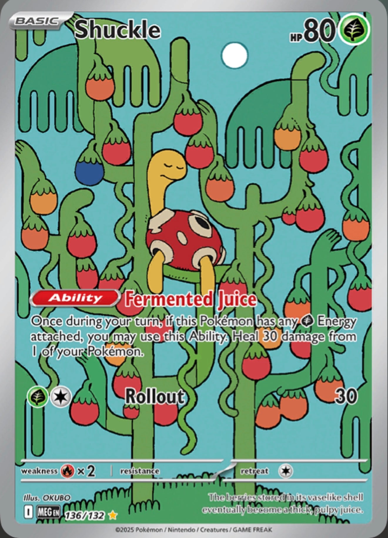 Pokémon Singles - Shuckle - MEG 136/132