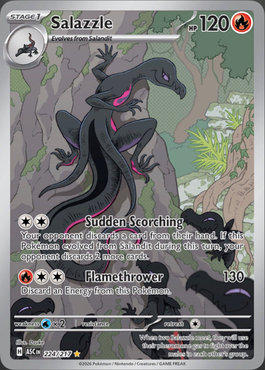 Pokémon Singles - Salazzle - ASC 224/217