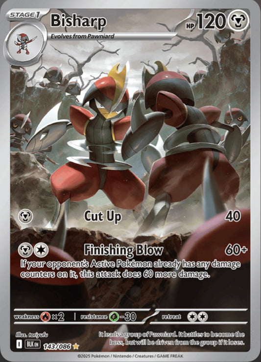 Pokémon Singles - Bisharp - BLK 143/86