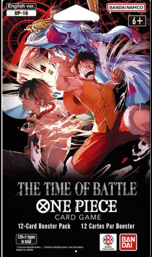 One Piece Card Game - The Time of Battle Sleeved Booster Pack - The Time of Battle (OP16)