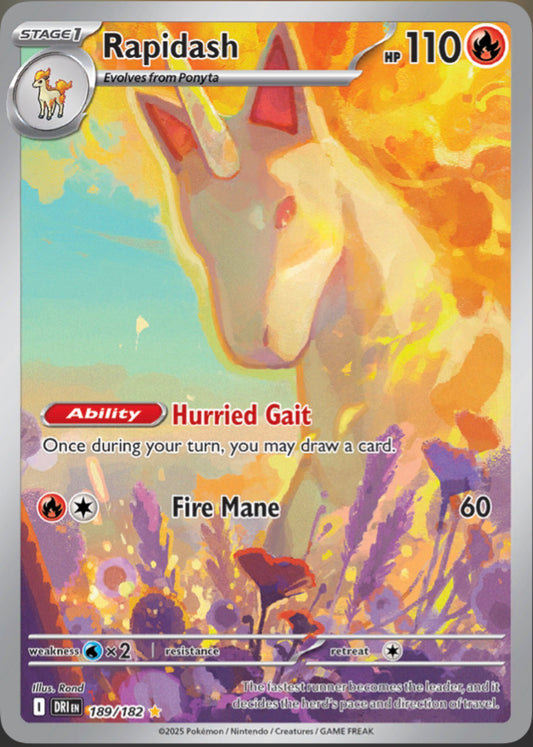 Pokémon Singles - Rapidash - DRI 189/182