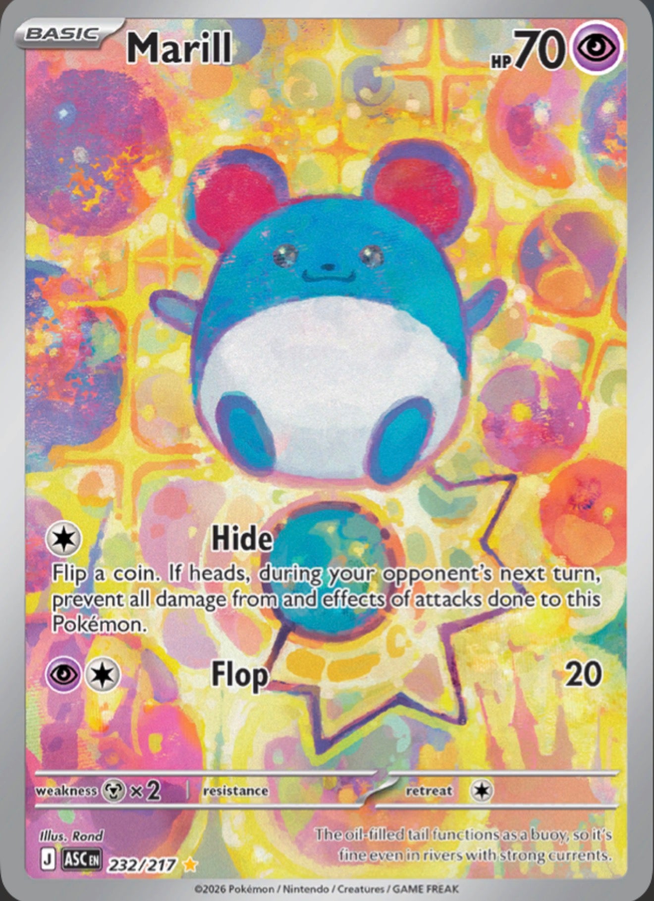 Pokémon Singles - Marill- ASC 232/217