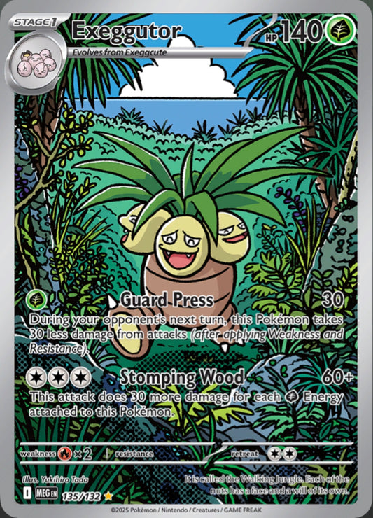 Pokémon Singles - Exeggutor - MEG 135/132