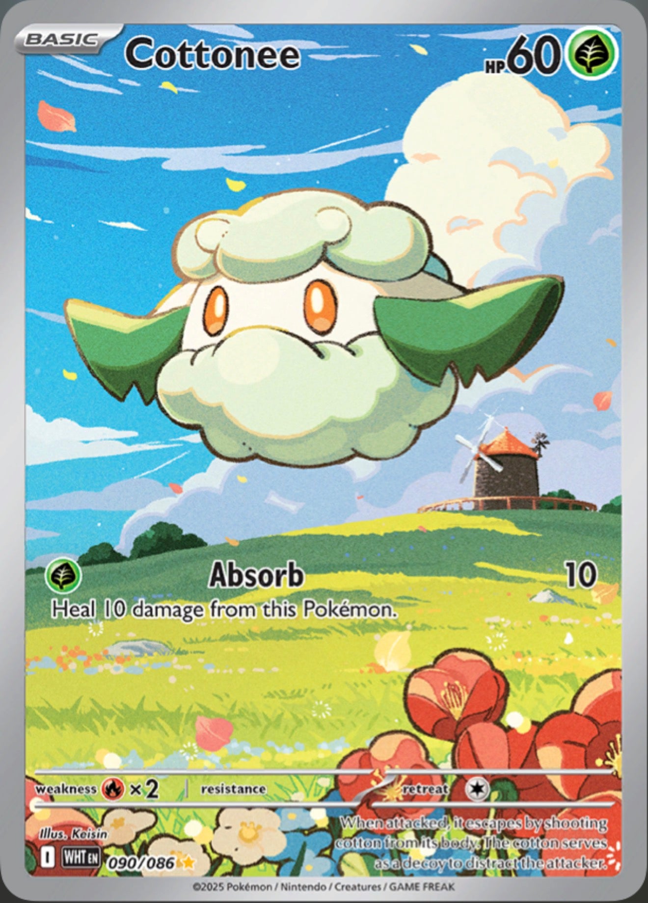Pokémon Singles - Cottonee - WHT 90/86