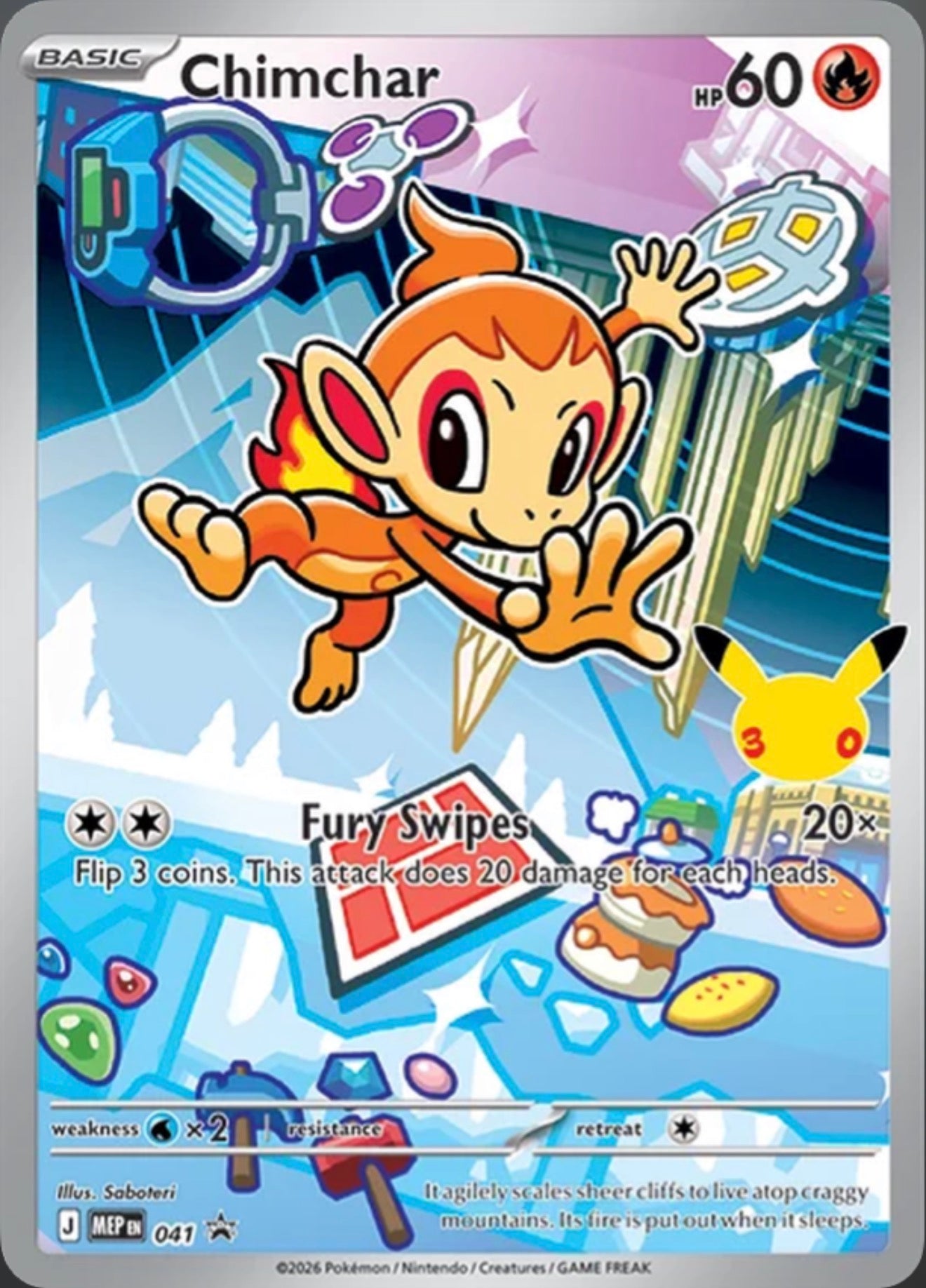 Pokémon Singles - Chimchar - MEP 41