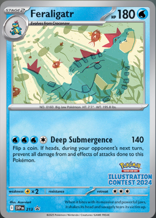 Pokémon Singles - Feraligatr - SVP 213