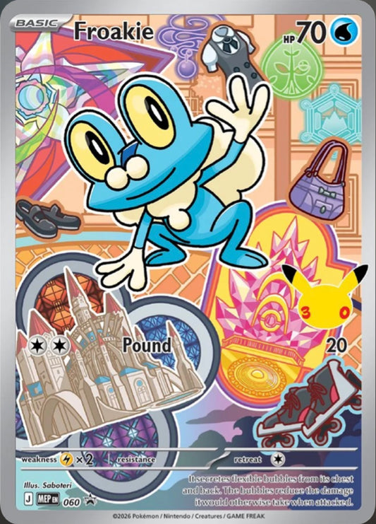 Pokémon Singles - Froakie - MEP 60