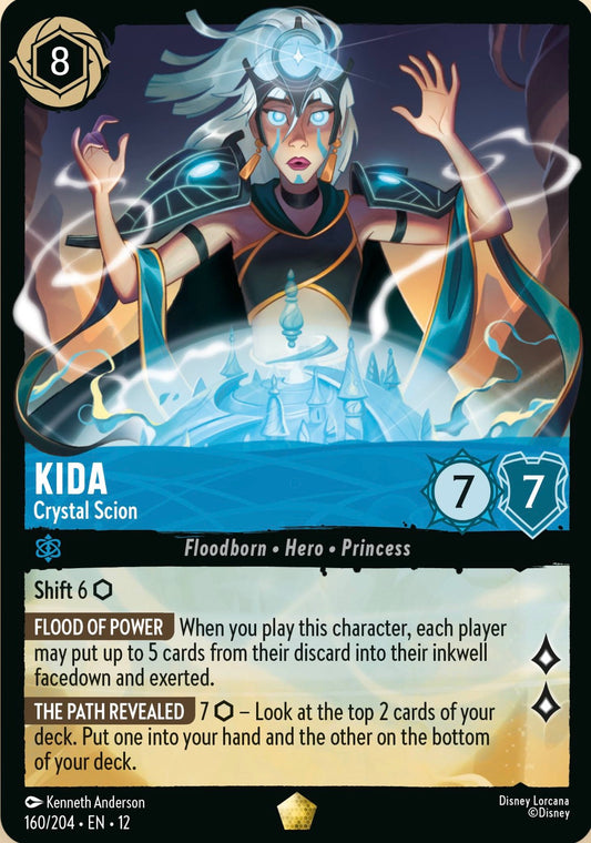 Lorcana Singles - Kida - Crystal Scion - Wilds Unknown EN 12 160/204