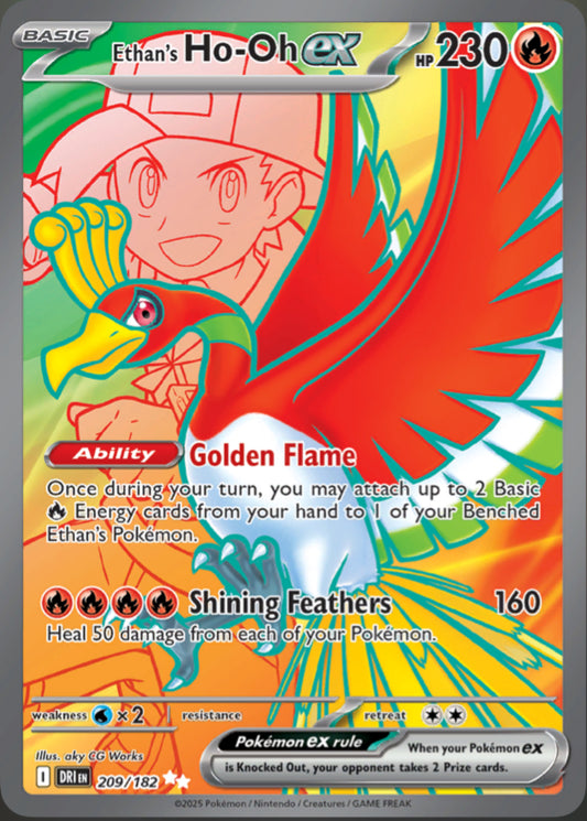 Pokémon Singles - Ethan’s Ho-Oh - DRI 209/182