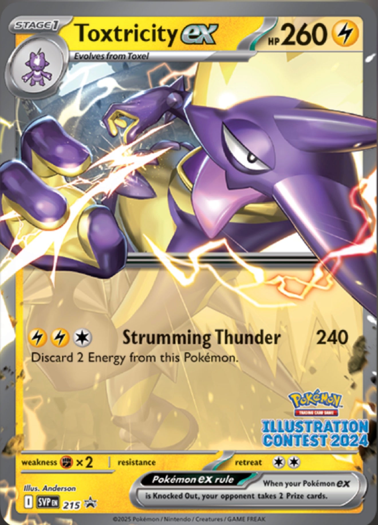 (Pokémon Singles - Toxtricity - SVP 215