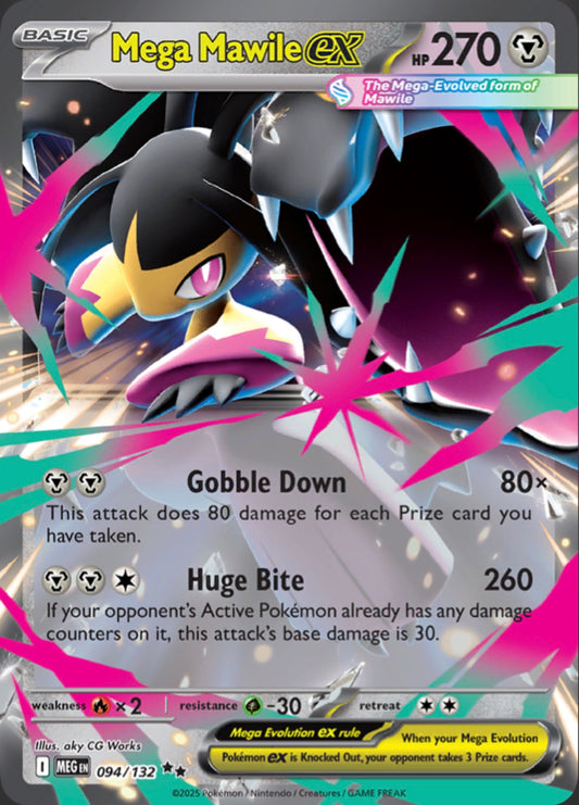 Pokémon Singles - Mega Mawile ex - MEG 094/132