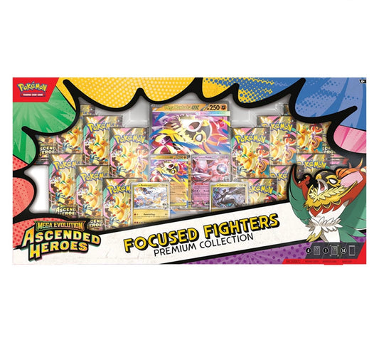 Pokémon TCG: Ascended Heroes Focused Fighters Premium Collection (14 packs)