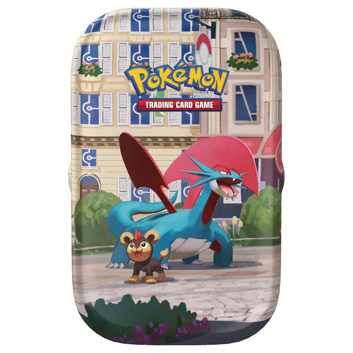 Pokémon TCG Lumiose City Mini Tin - Salamence & Litleo