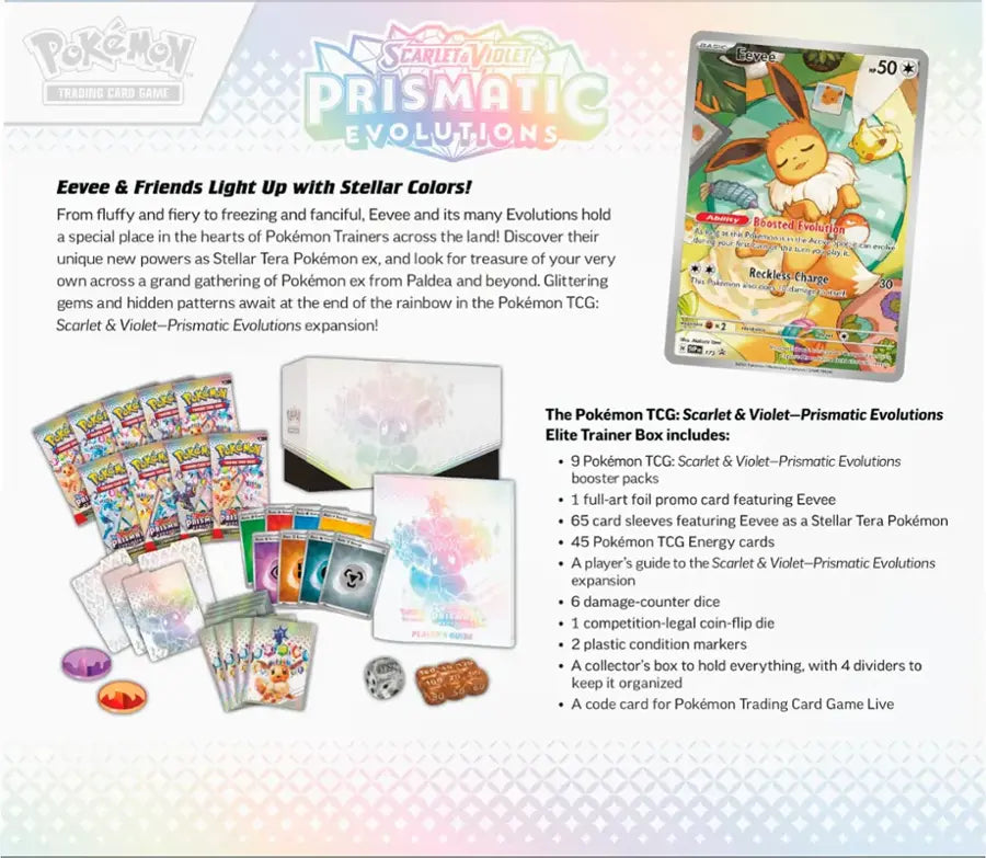 Pokémon TCG - Prismatic Evolutions Elite Trainer Box