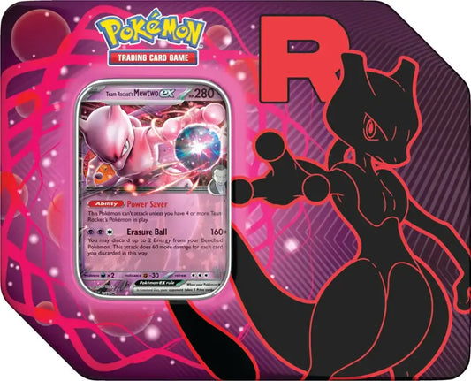 Pokémon - Trading Card Game: Team Rocket Tin - Mewtwo