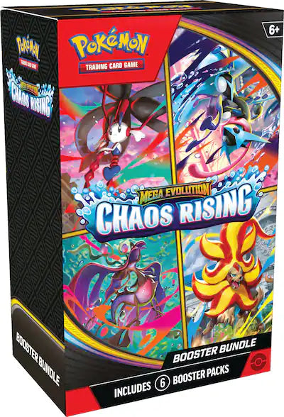 Pokémon TCG: Chaos Rising Booster Bundle (6 Packs)