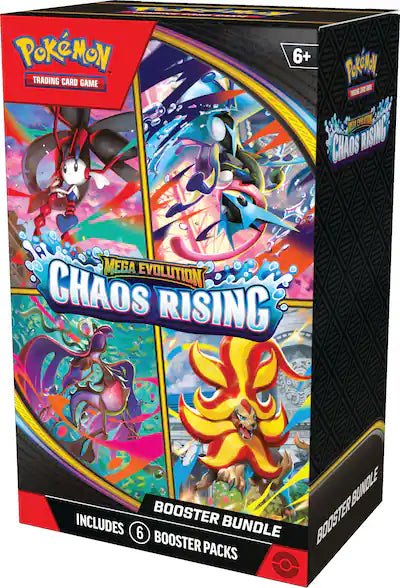 Pokémon TCG: Chaos Rising Booster Bundle (6 Packs)