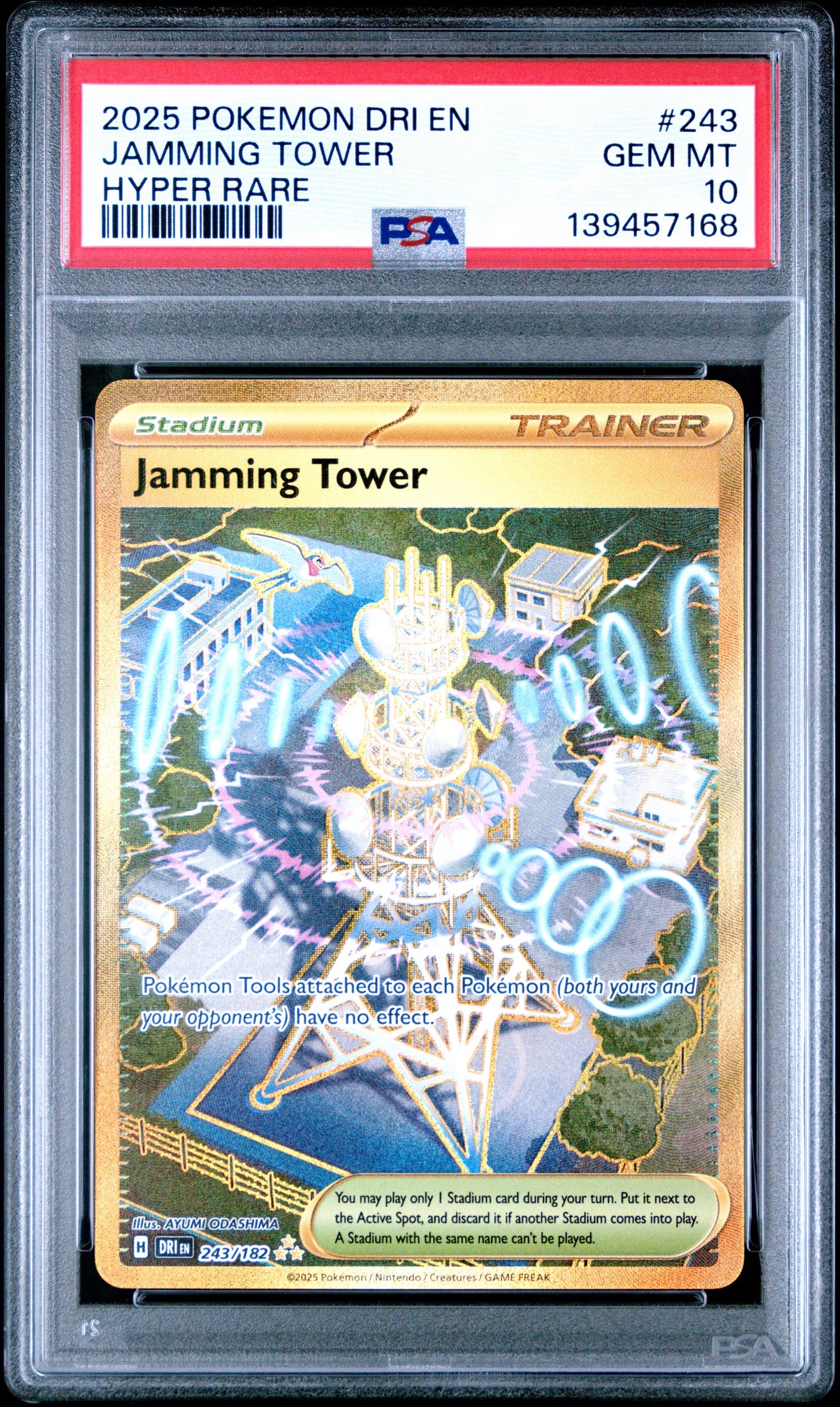 JAMMING TOWER #243 | 2025 POKEMON DRI EN-DESTINED RIVALS | PSA 10