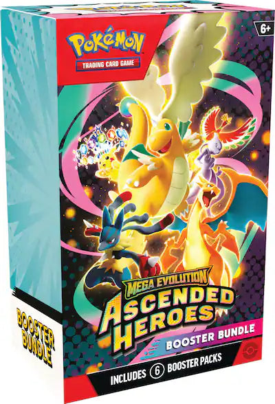 Pokémon TCG: Ascended Heroes Booster Bundle (6 Packs)